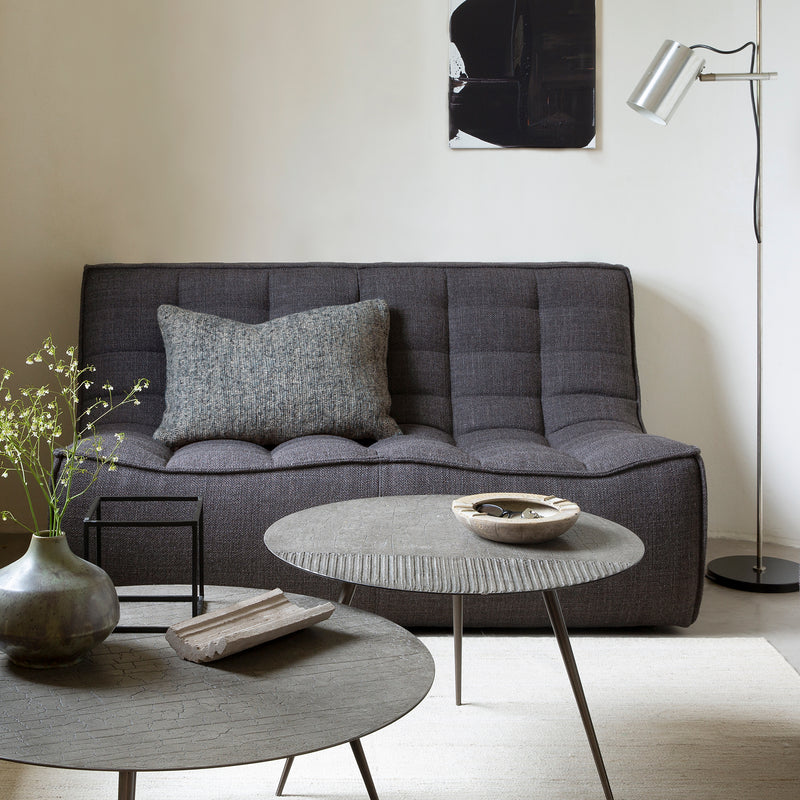 Ethnicraft - N701 2-Sitzer Sofa | dark grey