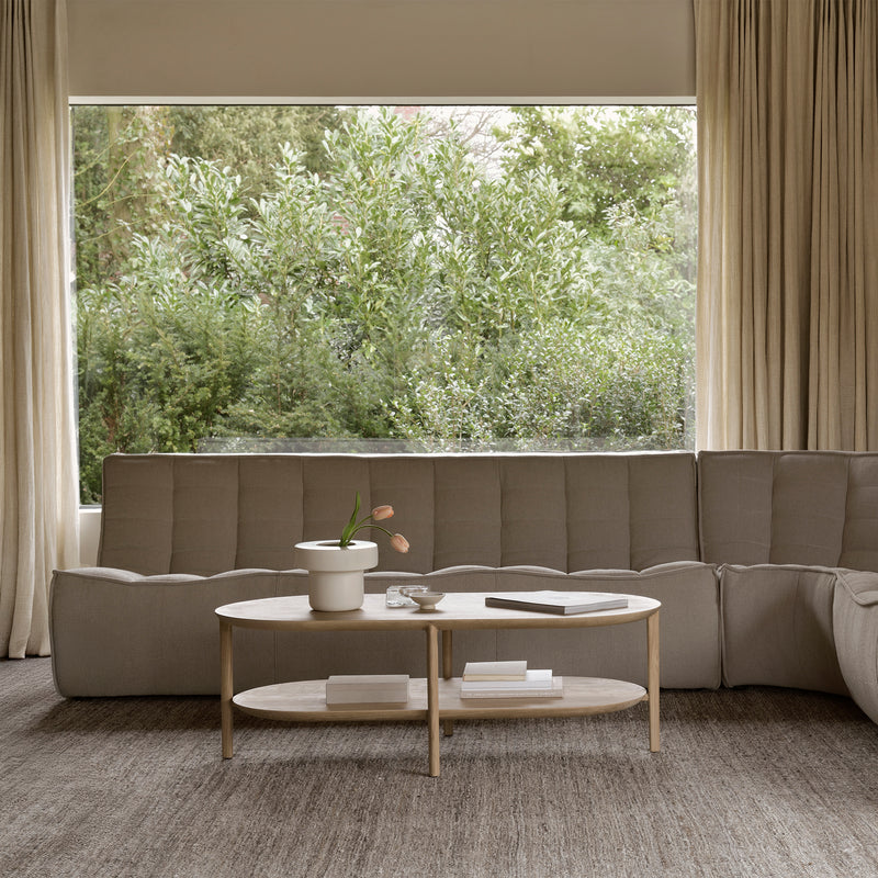 Ethnicraft - N701 3-Sitzer Sofa | Eco ecru