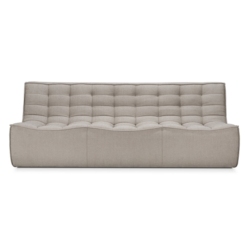 Ethnicraft - N701 3-Sitzer Sofa | Eco ecru