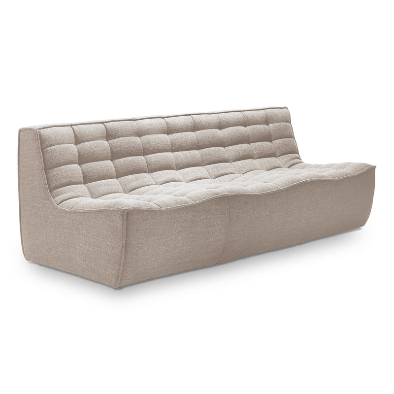 Ethnicraft - N701 3-Sitzer Sofa | beige