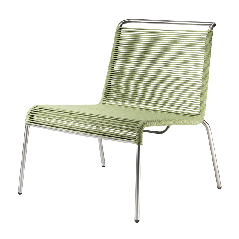 FDB Møbler - M20L Teglgård Lounge Sessel | Kordel grün
