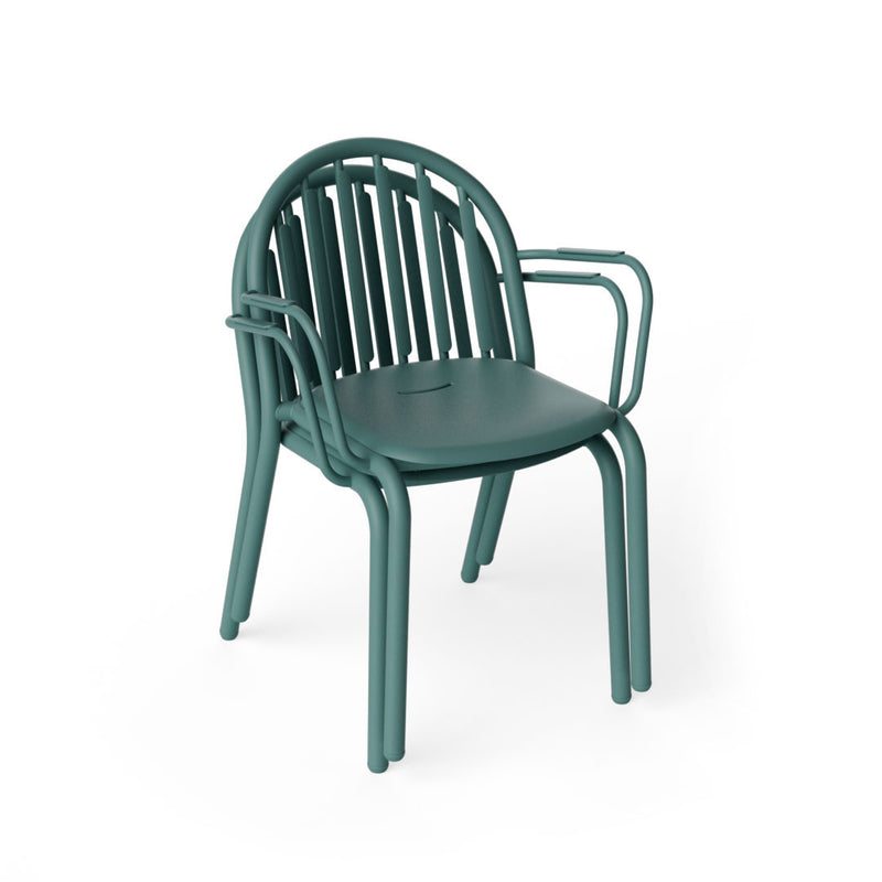 Fatboy - Fred's Outdoor Armlehnstuhl | 2er-set / dark sage green