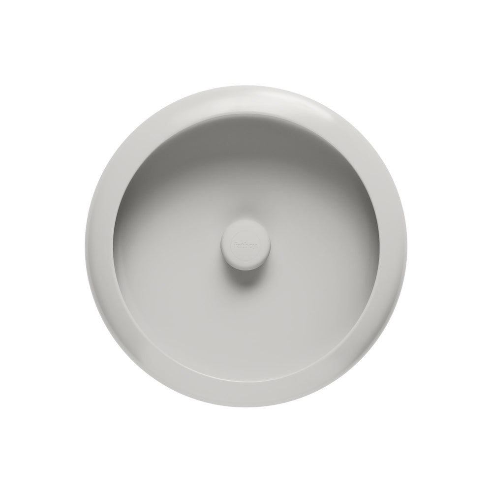 Fatboy - Oloha Large Schale mit LED Akkuleuchte | Large / light grey