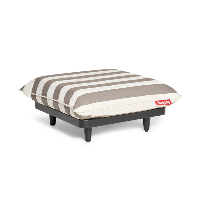 Fatboy - Paletti Outdoor-Sofa | Hocker / white/striped cocoa