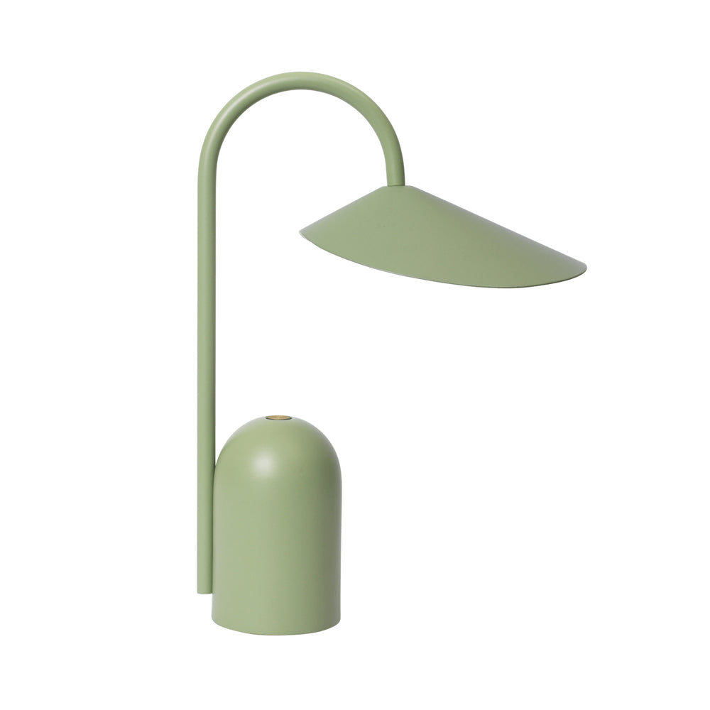 Ferm Living - Arum Akku LED-Tischleuchte | tea green