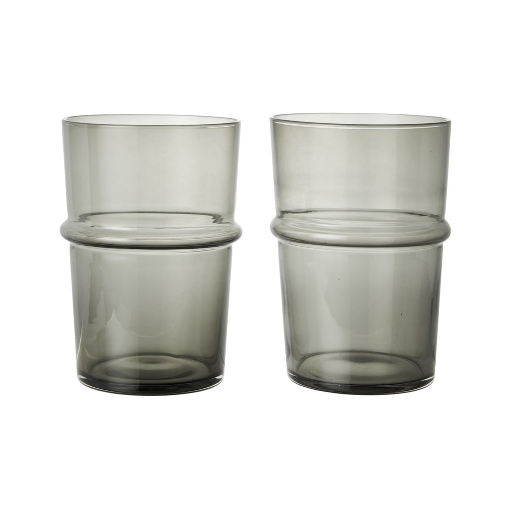 Ferm Living - Boya Trinkglas | 45 cl / smoked grey