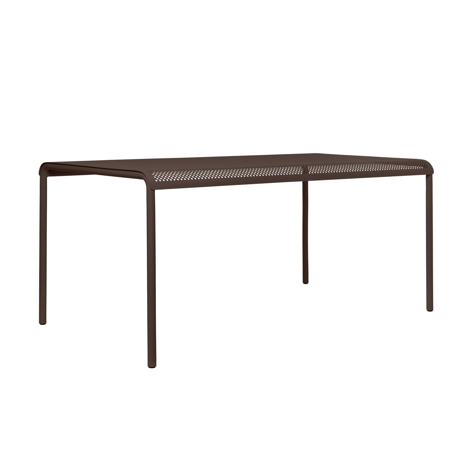 Ferm Living - Dapple Gartenesstisch | 160 x 90 cm / dark chocolate
