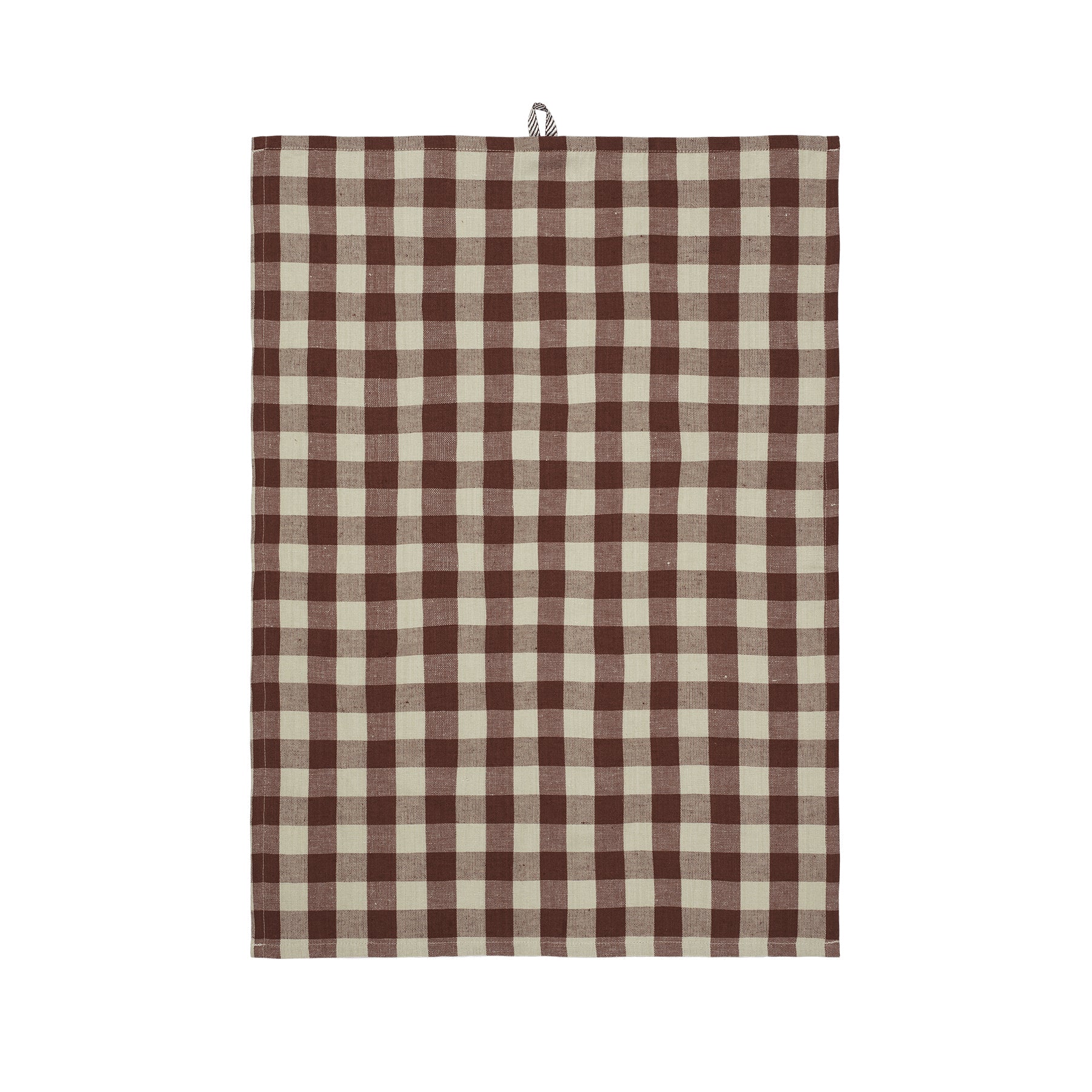 Ferm Living - Hale Geschirrtuch | Cinnamon/Grey Green