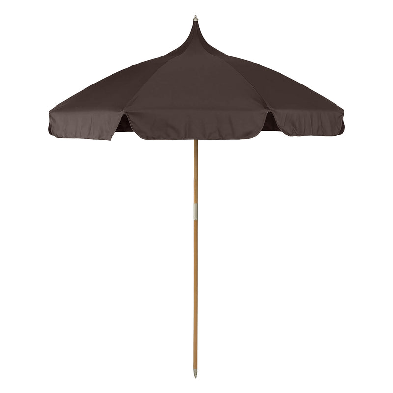 Ferm Living - Lull Sonnenschirm | dark chocolate