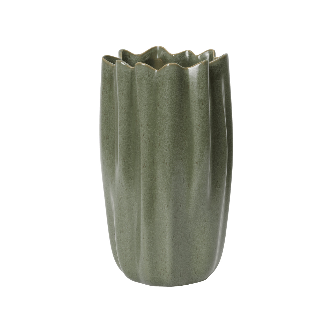 Ferm Living - Nium Vase | dark sage