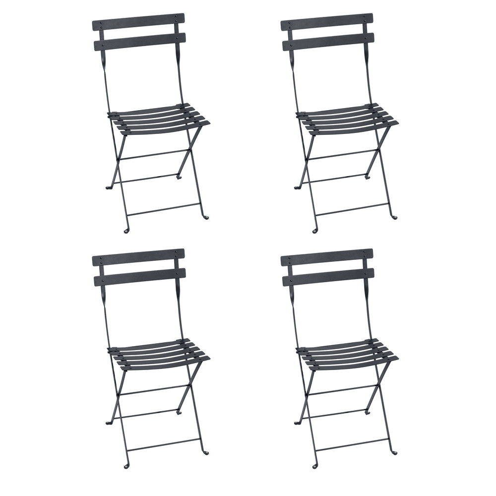 Fermob - Bistro Klappstuhl Metall (4er-Set) | anthrazit