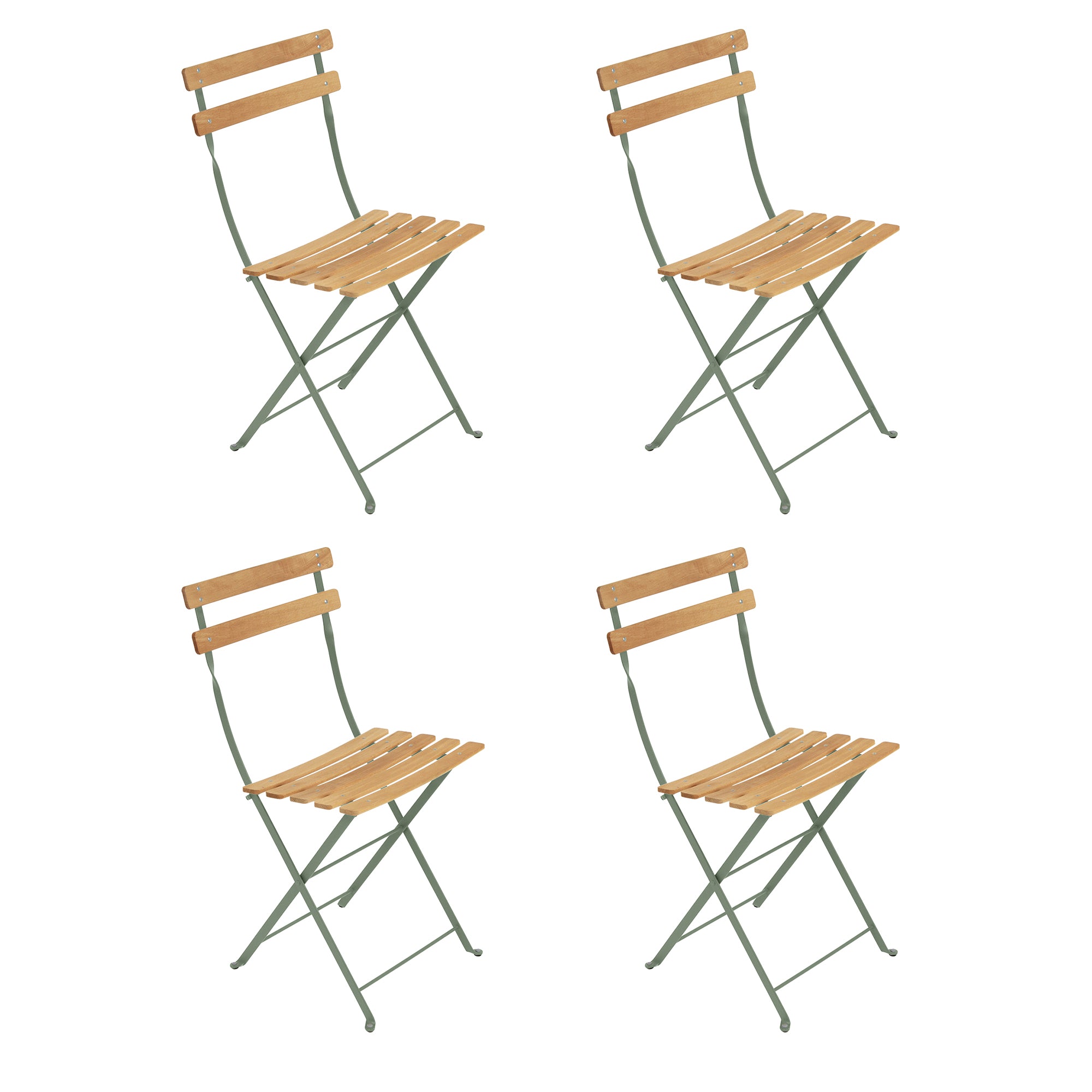 Fermob - Bistro Klappstuhl Naturel Set | kaktus