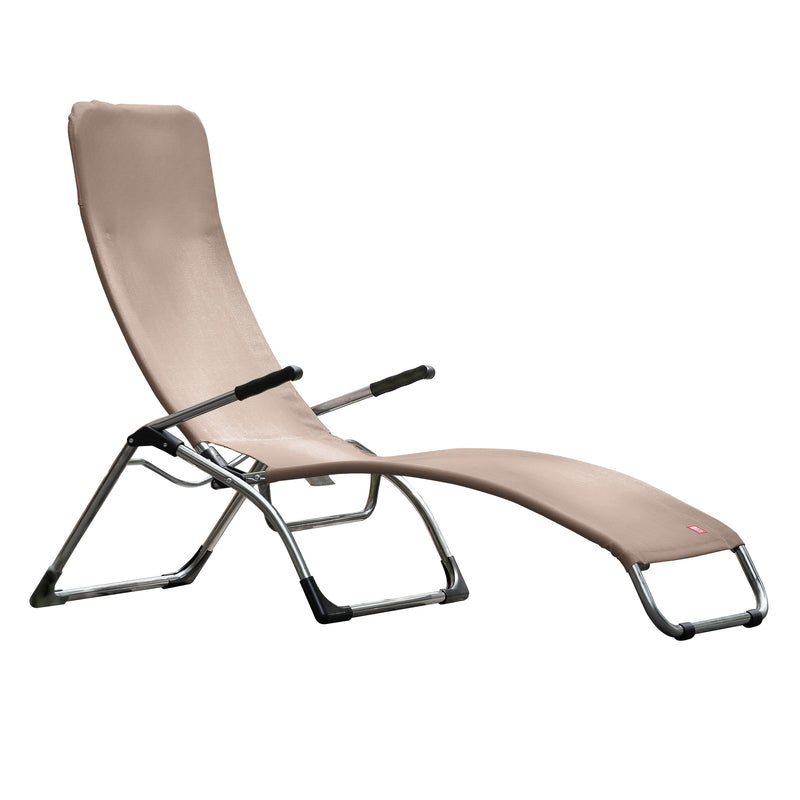 Fiam - Terrassenliege Samba | taupe / Aluminium