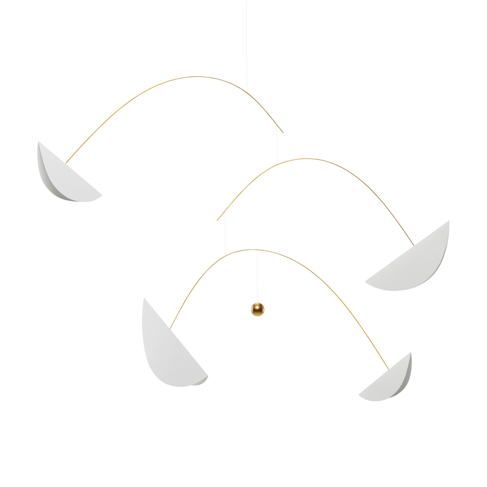 Flensted Mobiles - Life &amp; Thread Mobile | weiß/gold