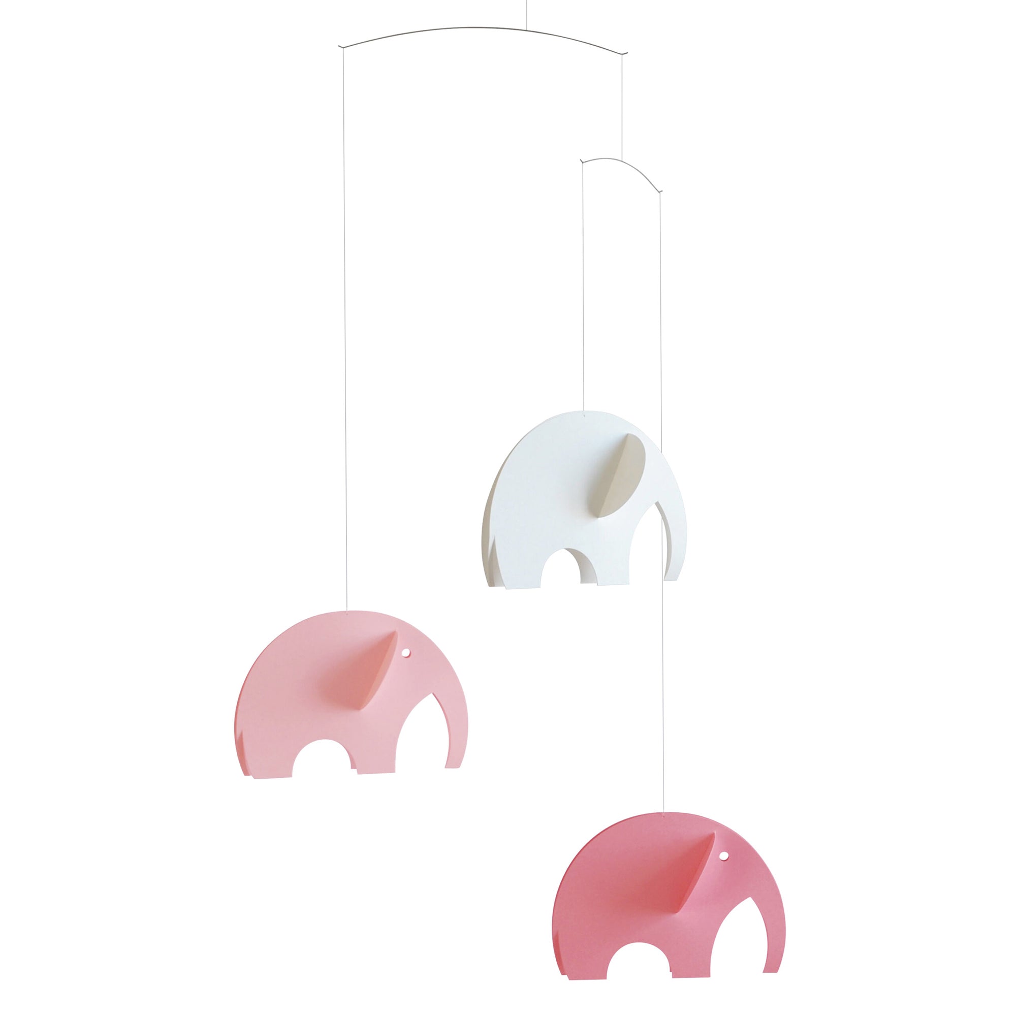 Flensted Mobiles - Olephants Mobile | rosa