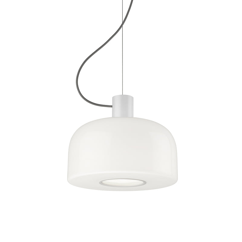 Flos - Bellhop Glass Pendelleuchte | Ø 33 cm / weiß
