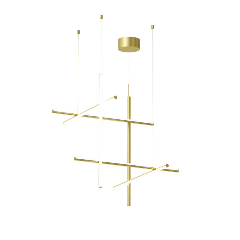 Flos - Coordinates LED Pendelleuchte | S3 / champagner eloxiert