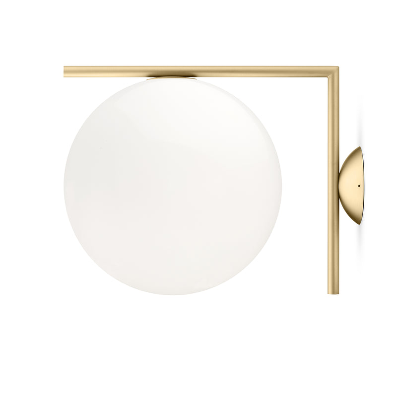 Flos - IC Wand- und Deckenleuchte | L / messing