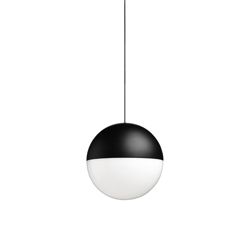 Flos - String Light LED Pendelleuchte Kugelkopf | Kugelkopf / schwarz