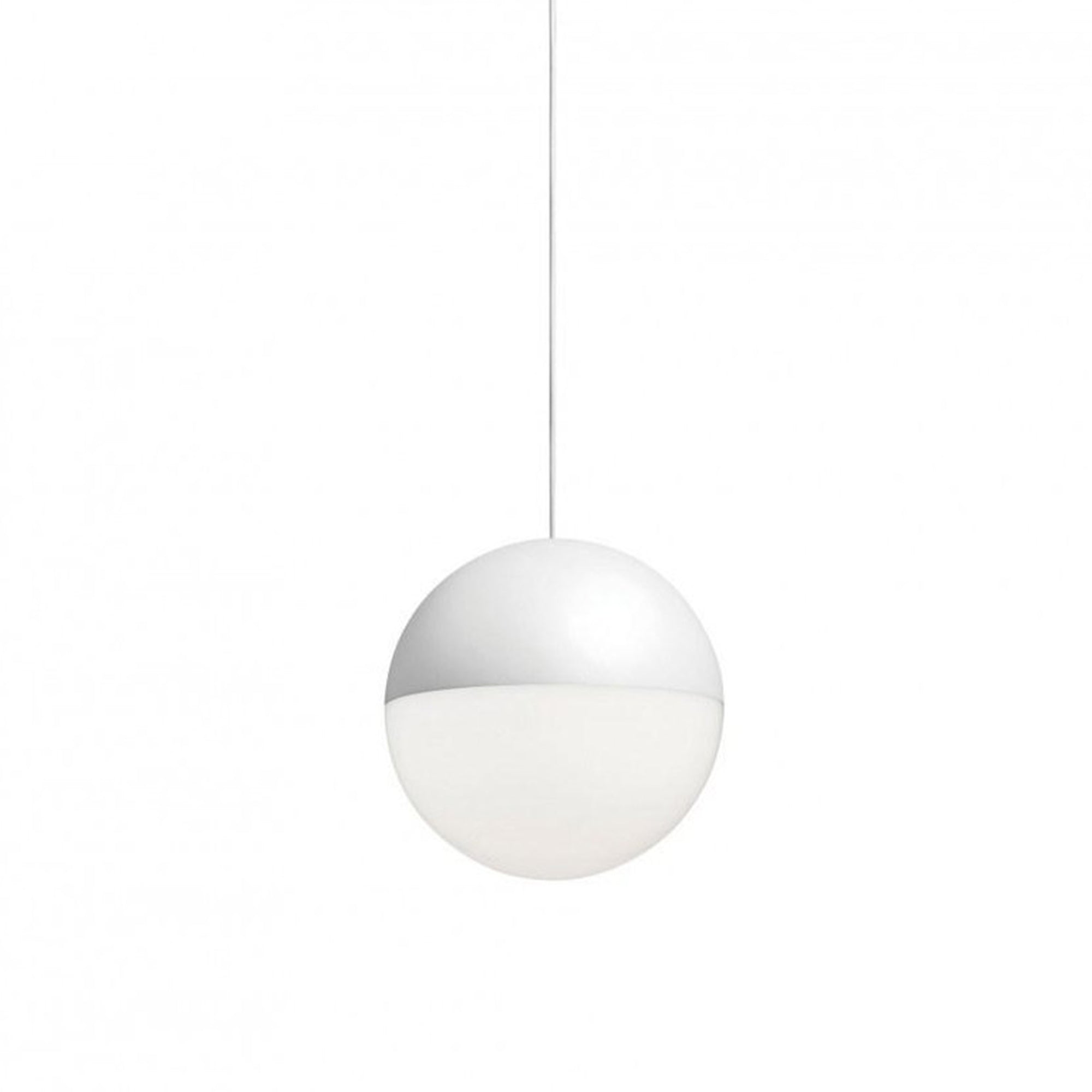 Flos - String Light LED Pendelleuchte Kugelkopf | Kugelkopf / weiß