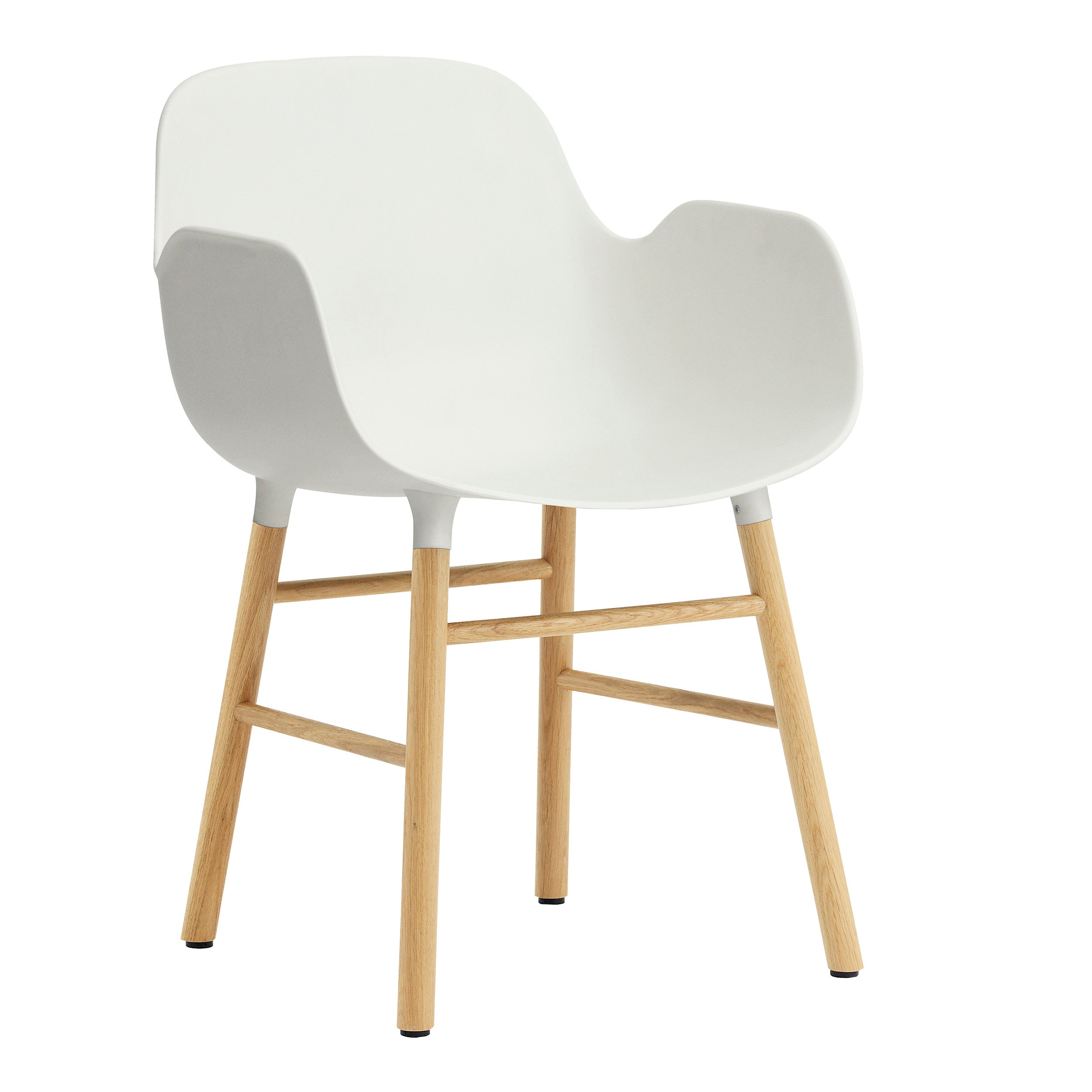 Normann Copenhagen - Form Armlehnstuhl (Holz) | weiß
