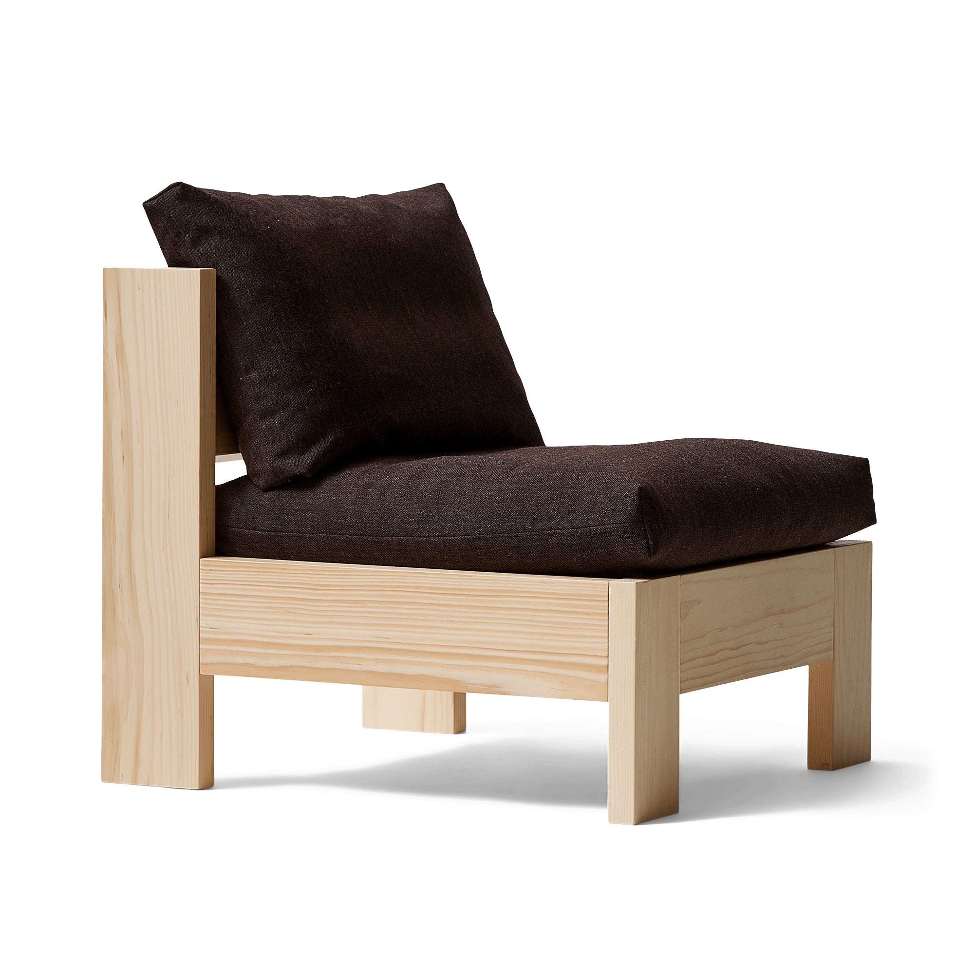 Form &amp; Refine - Icon Loungesessel | Kvardat dunkelbraun (0370)