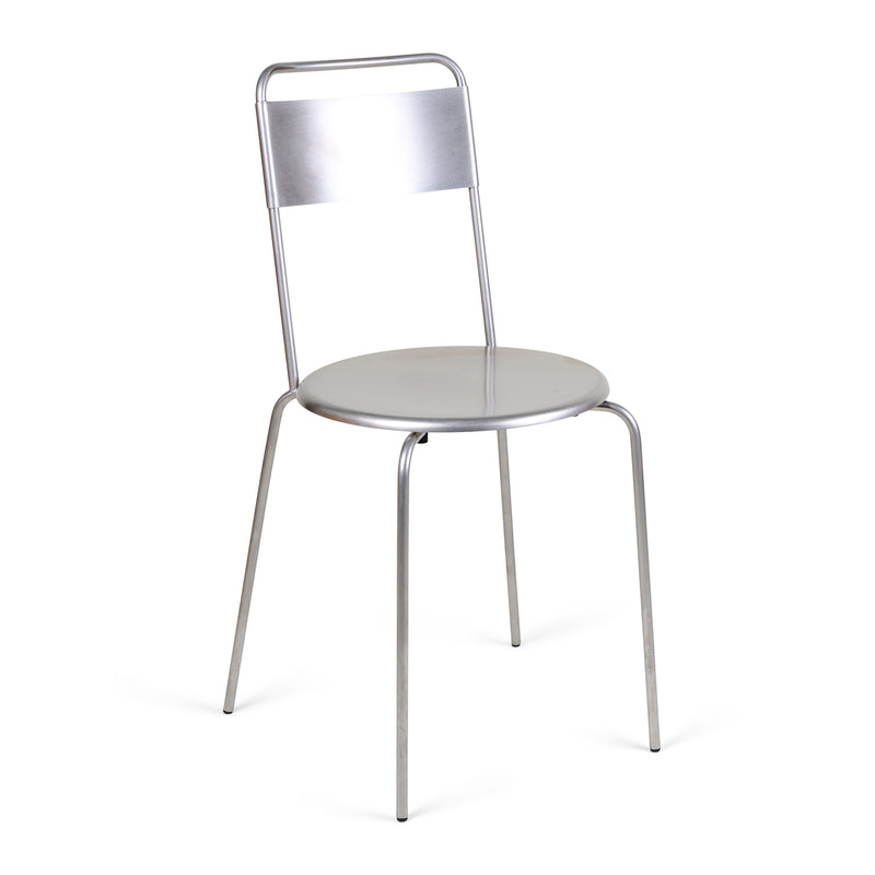 Frama - Petit Rond Stuhl | Edelstahl gebürstet