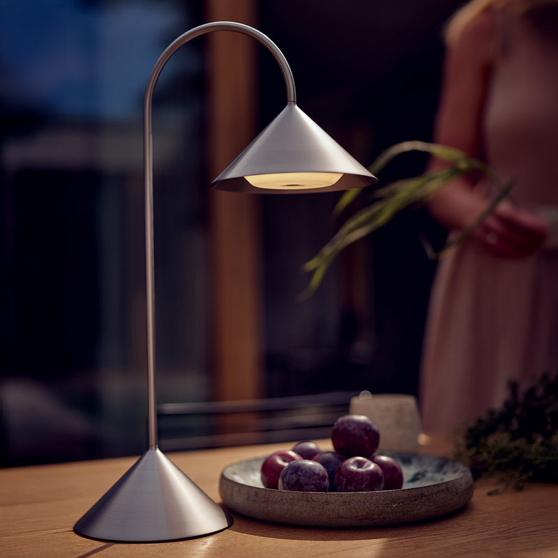 Frandsen - Grasp LED Akku-Stehleuchte | H 47 cm / edelstahl gebürstet