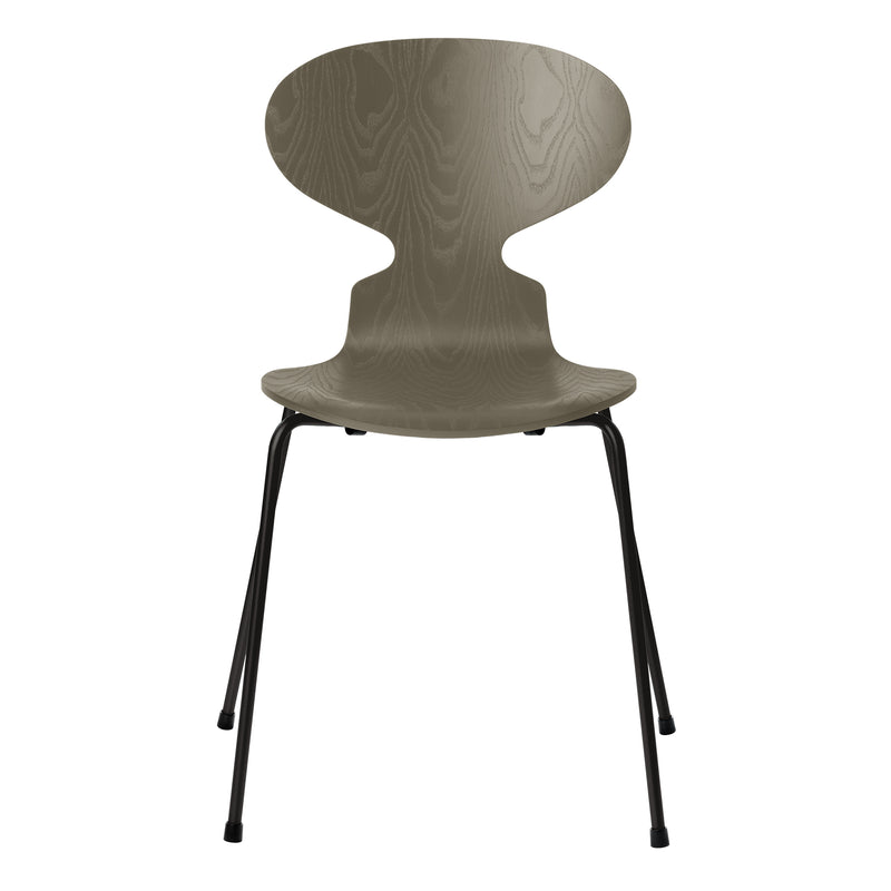 Fritz Hansen - Stuhl Ameise | olive green / schwarz