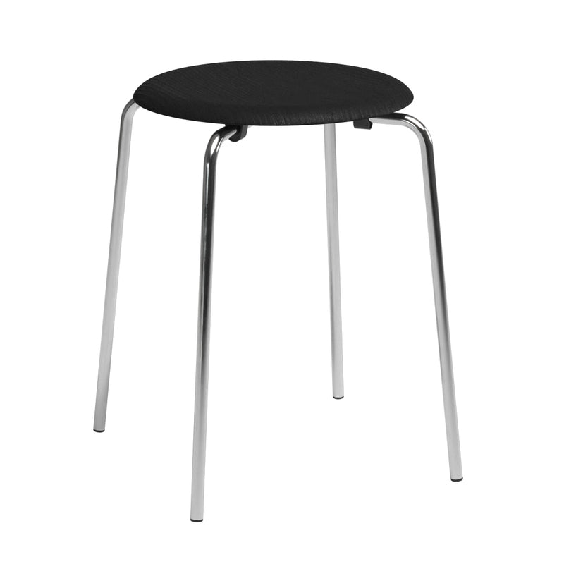 Fritz Hansen - Dot Hocker | Esche schwarz gefärbt