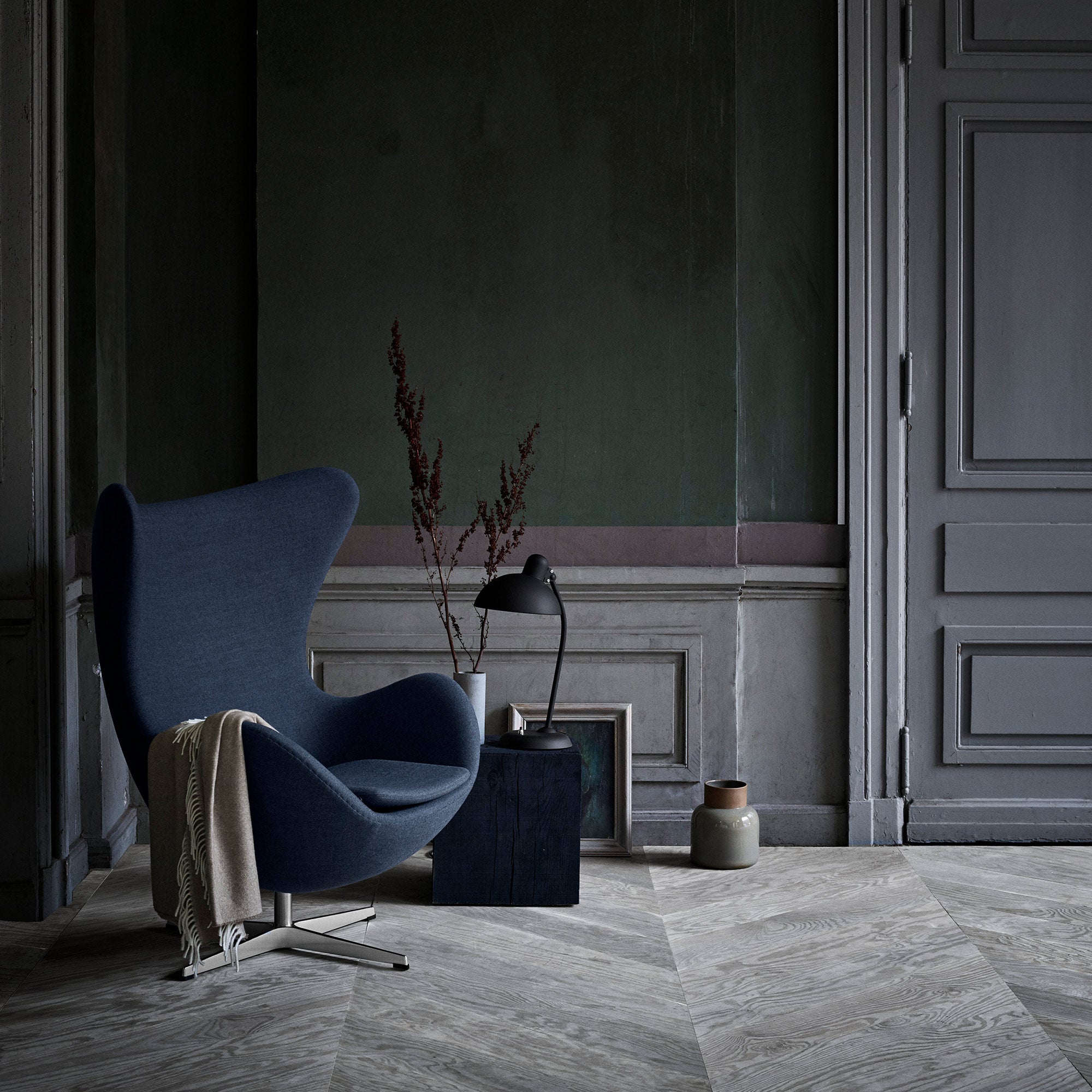 Fritz Hansen - Egg Chair | blau