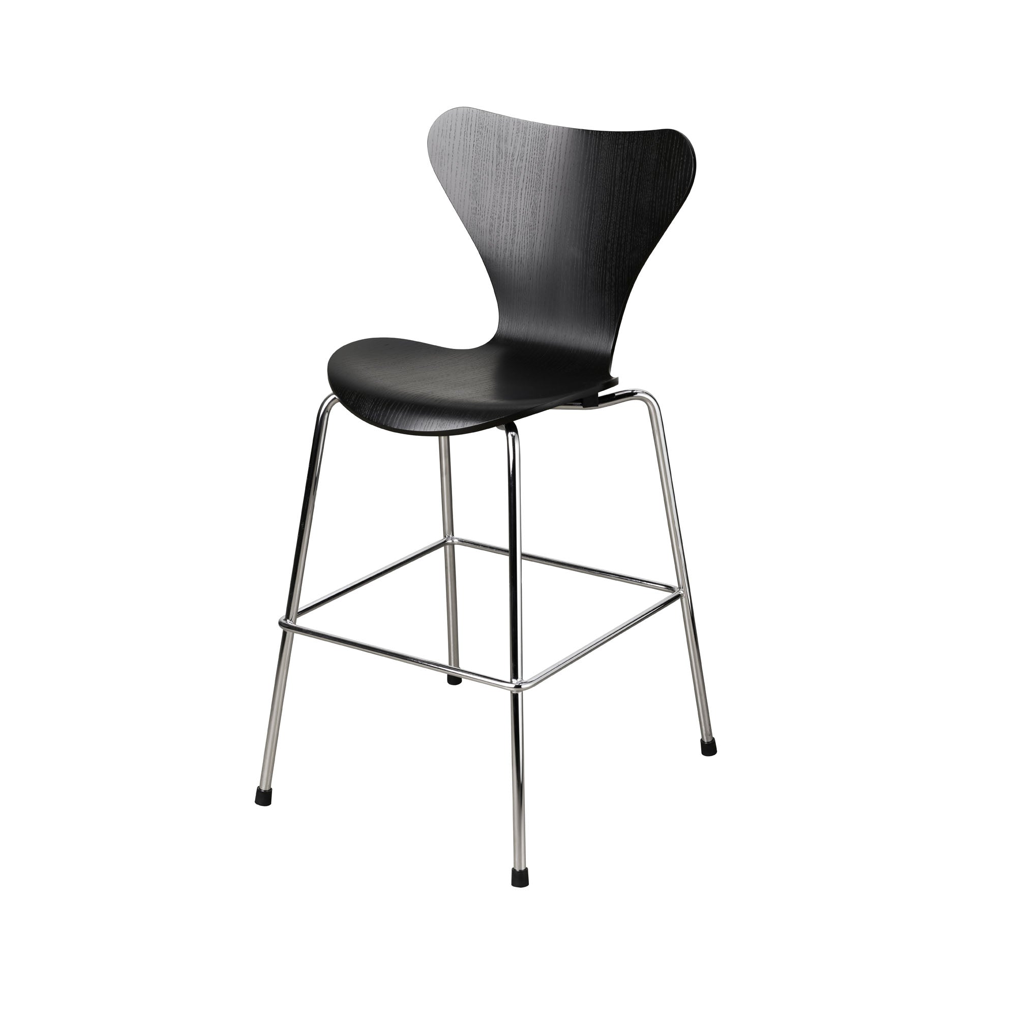Fritz Hansen - Serie 7 Junior Stuhl | schwarz