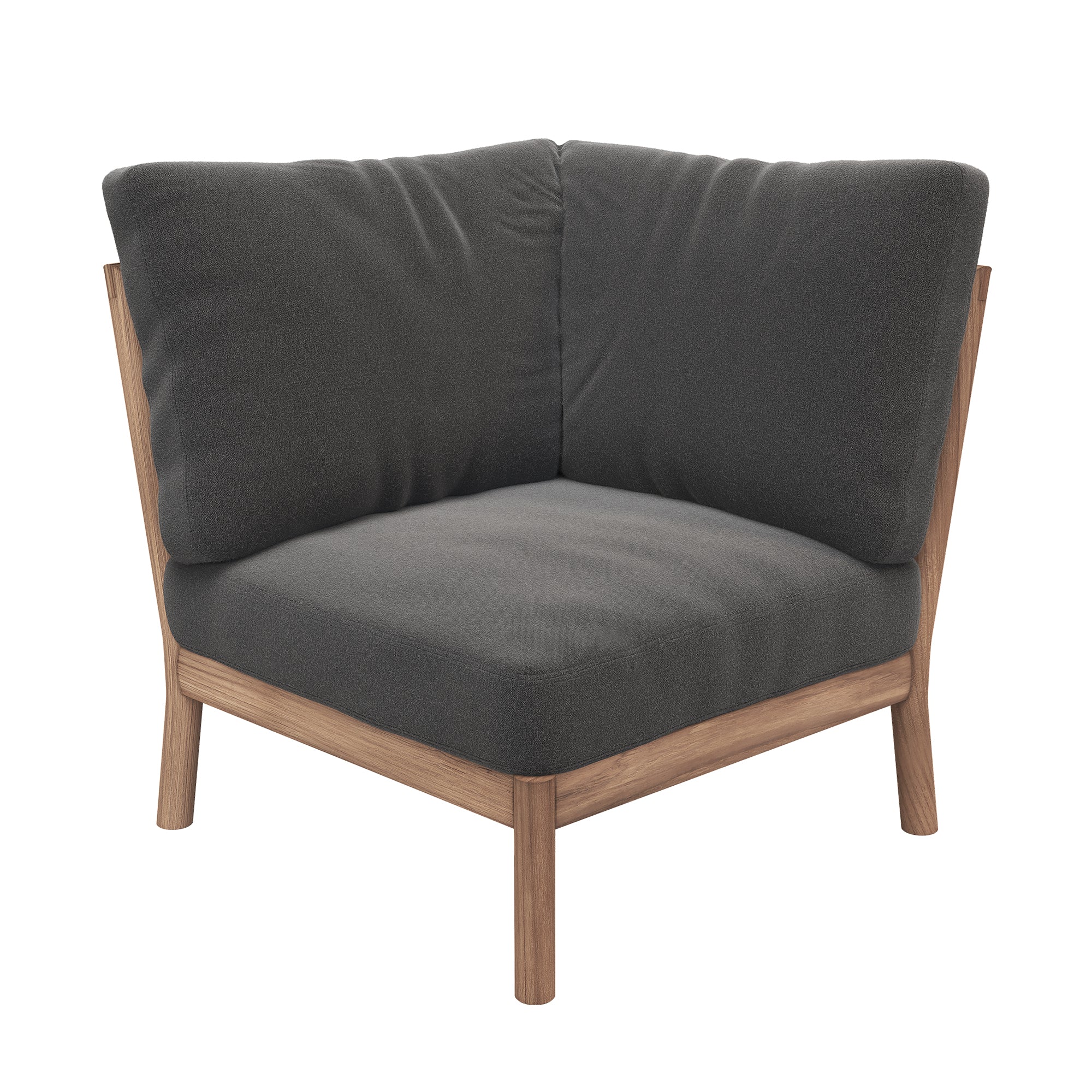 Fritz Hansen - Skagerak Tradition Outdoor Sofa | Eckmodul / charcoal