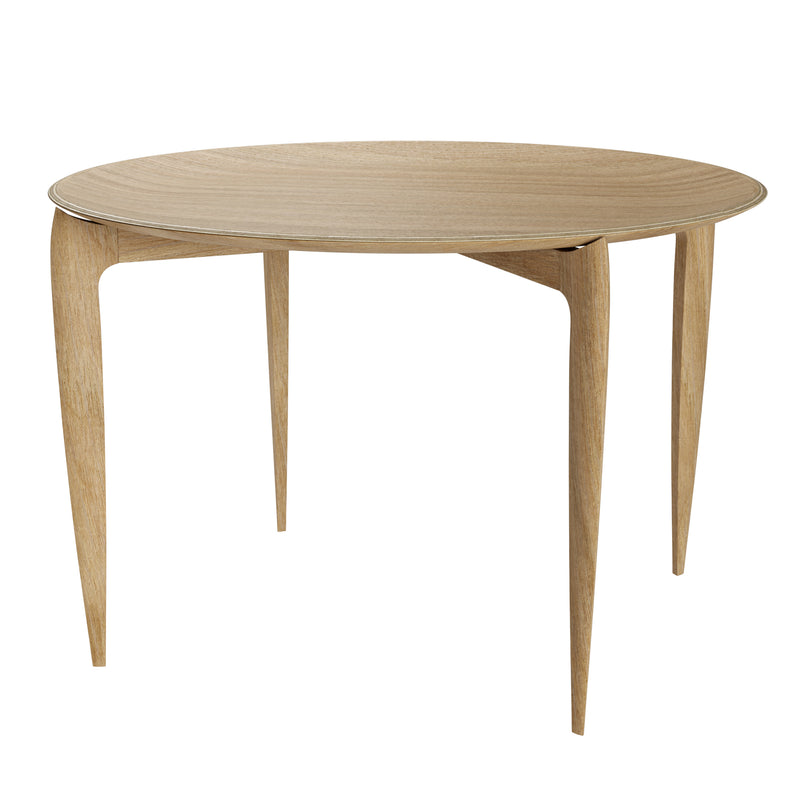 Fritz Hansen - Tablett-Beistelltisch 1958 | Ø 60 x H 39 cm / Eiche
