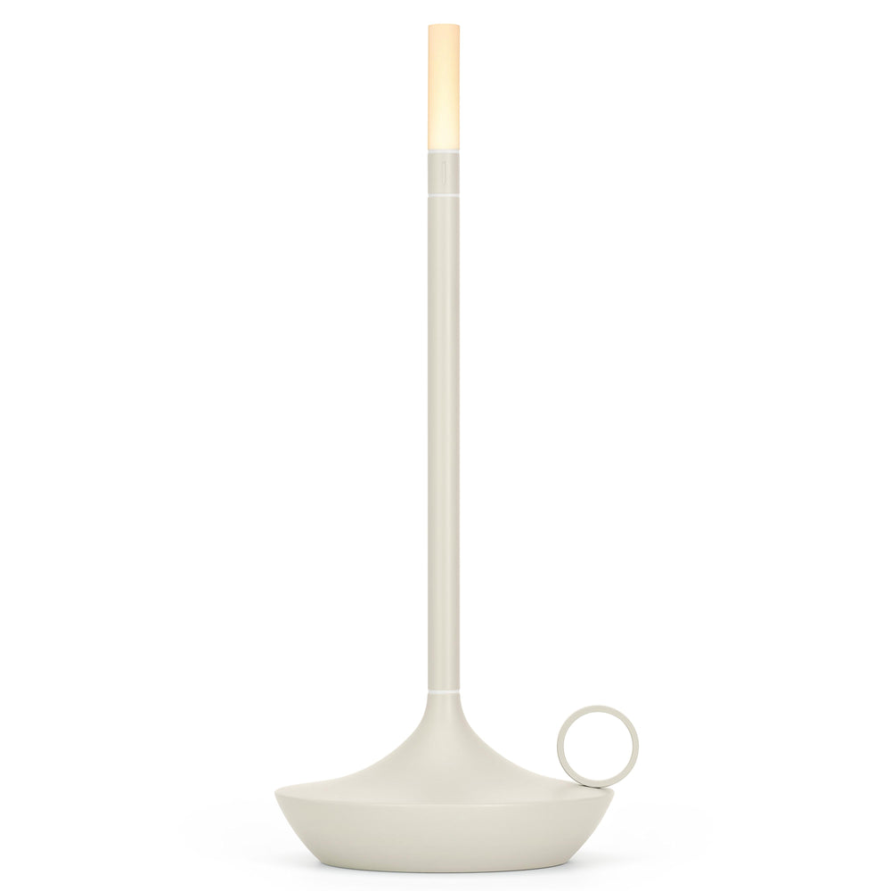 graypants - Wick LED Akkuleuchte | H 26 cm / mist grey