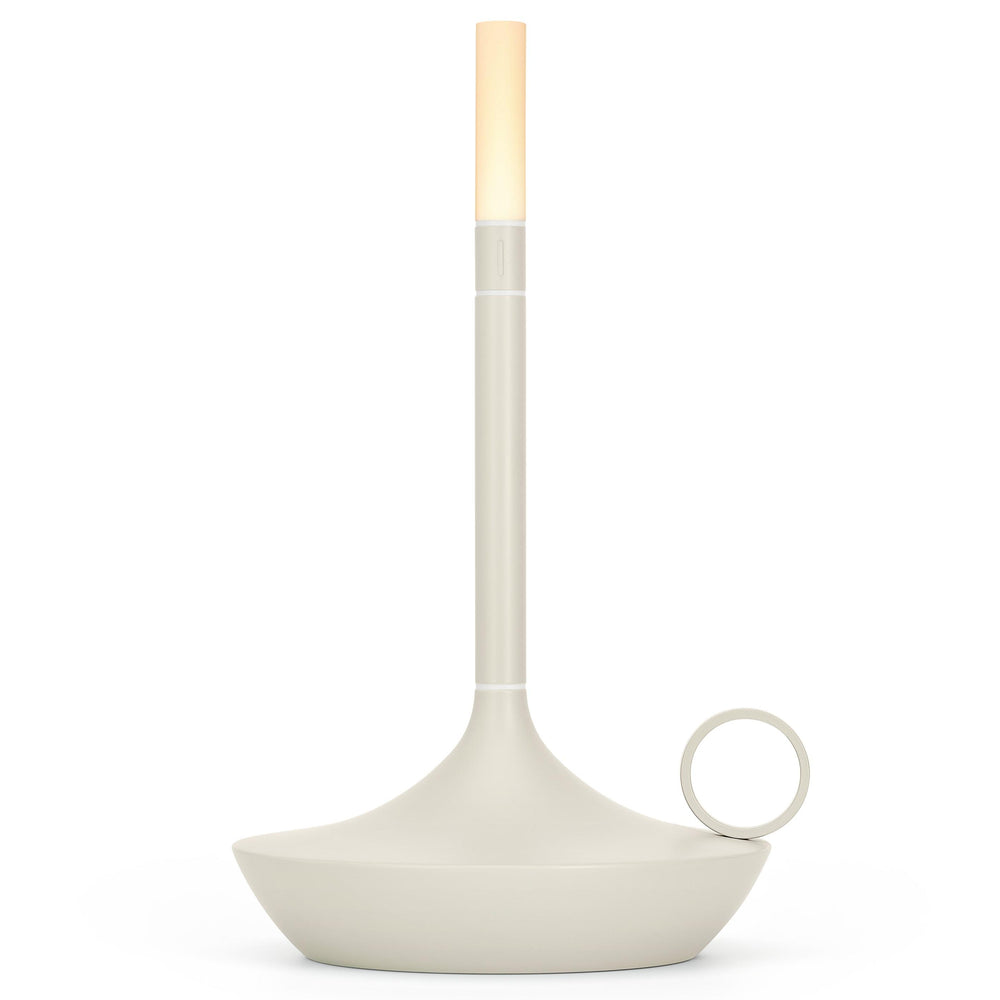graypants - Wick LED Akkuleuchte | H 16,5 cm / mist grey