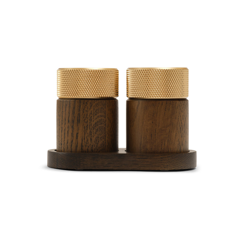 Gejst - Sina Salz- und Pfeffermühle | dark oak/brass