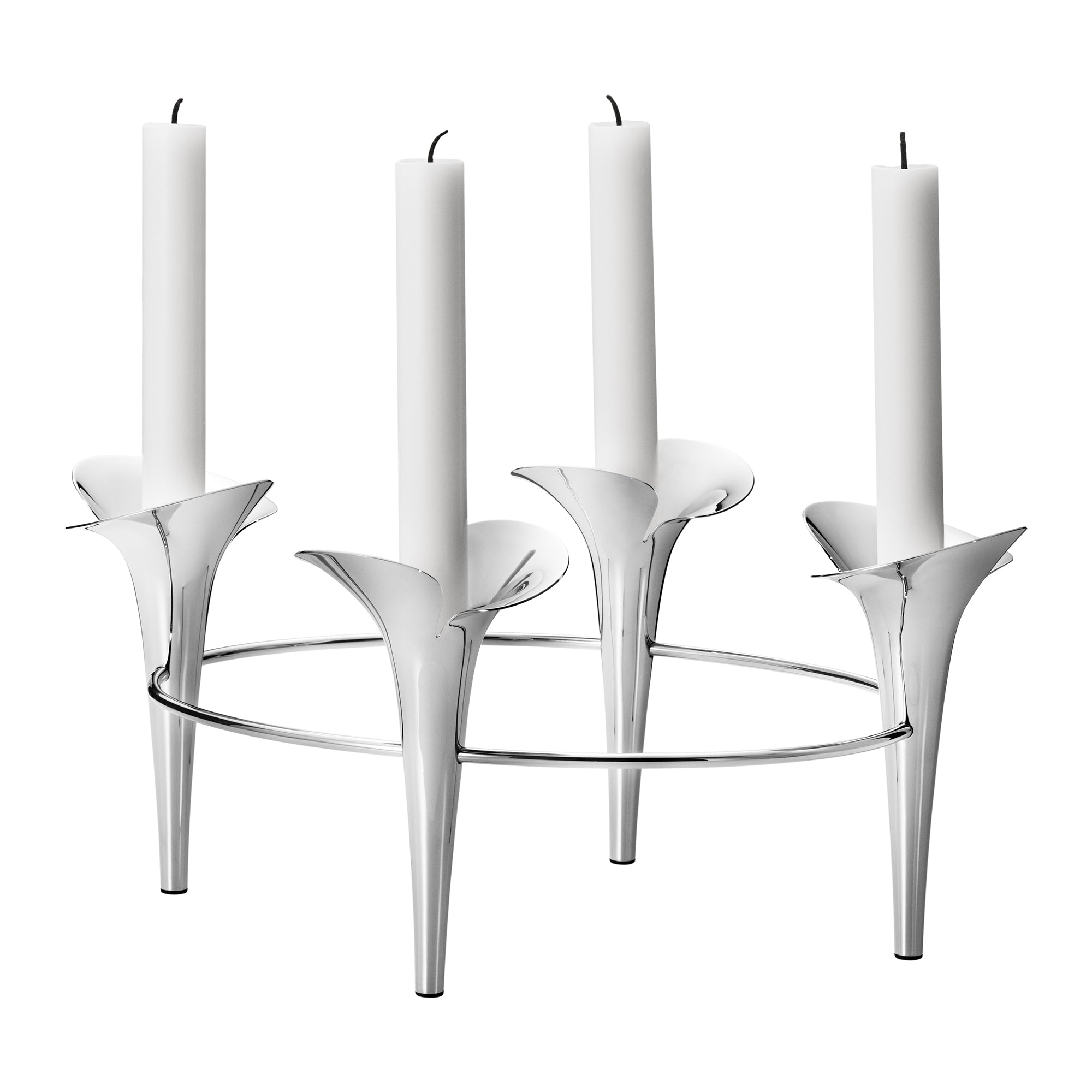 Georg Jensen - Bloom Botanica Kerzenständer | silber