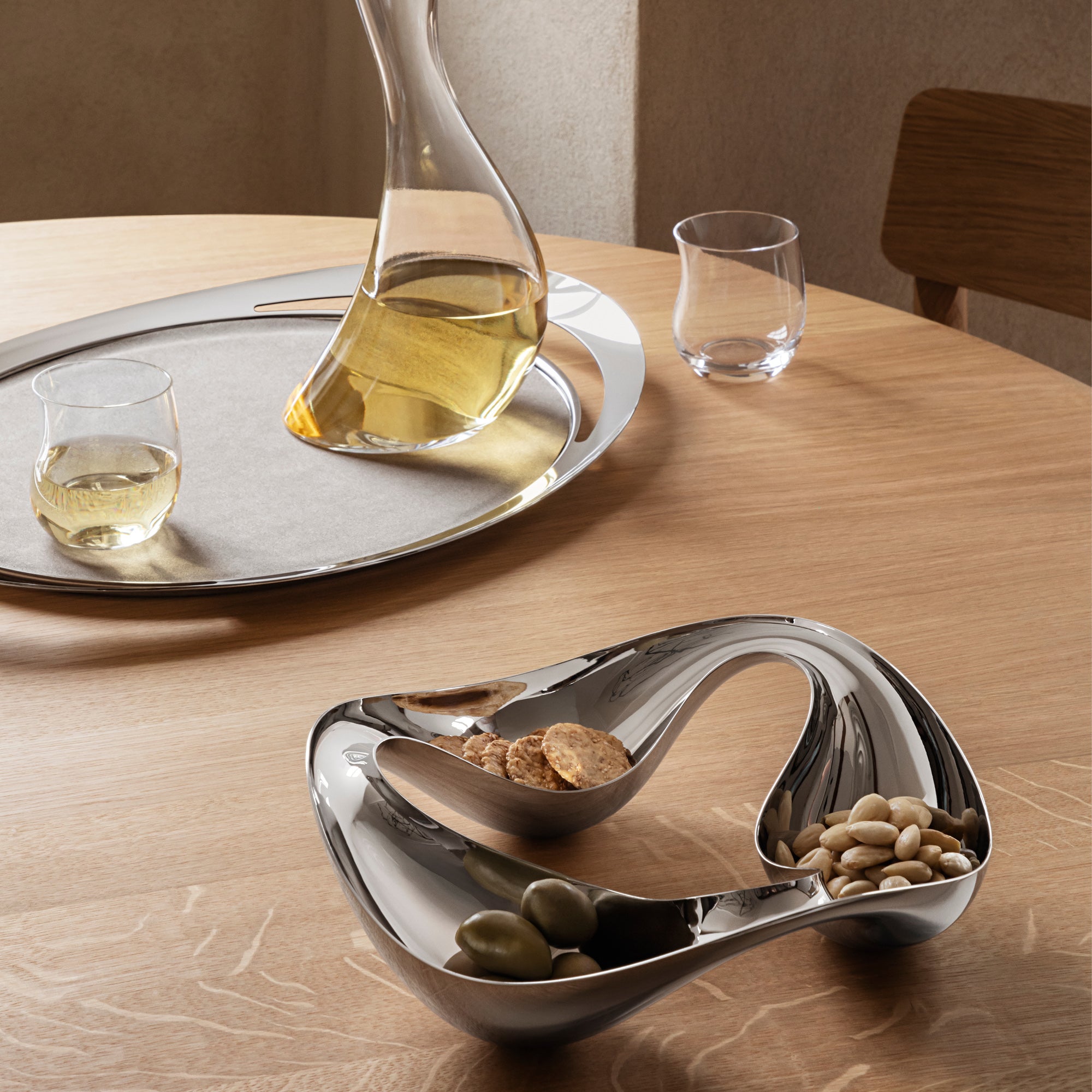 Georg Jensen - Cobra Triple Snackschale