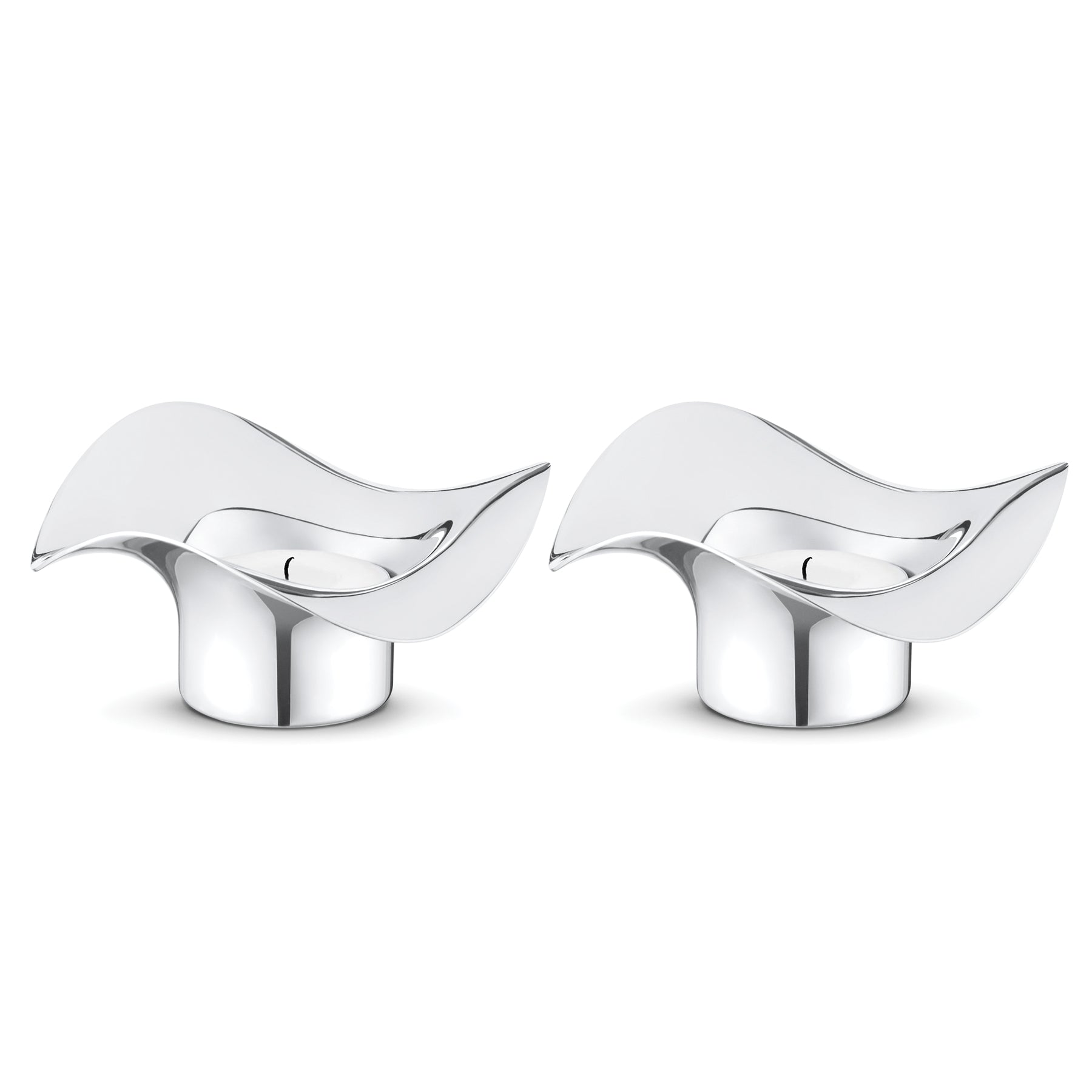 Georg Jensen - Cobra Teelichthalter | silber