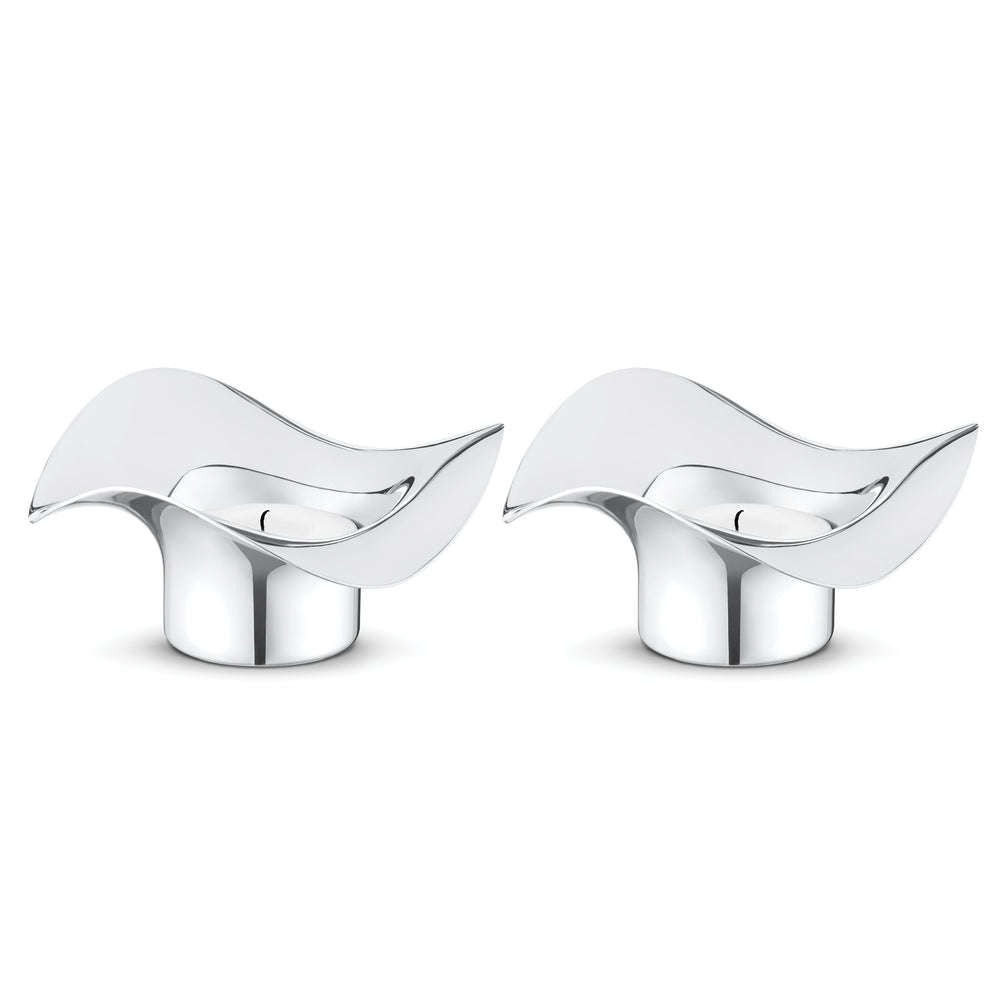 Georg Jensen - Cobra Teelichthalter | silber