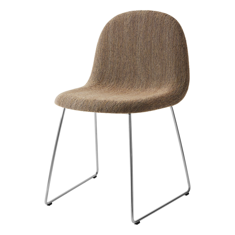 Gubi - 3D Stuhl | Bouclé braun (005)