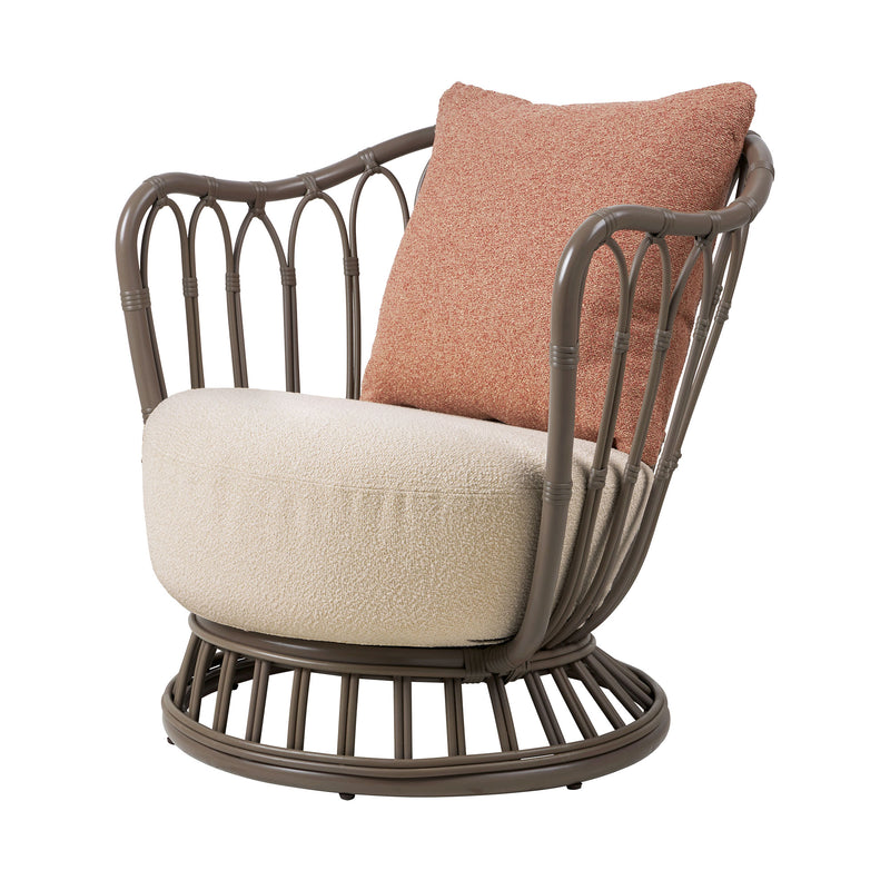 Gubi - Grace Outdoor Lounge Chair | mushroom grey