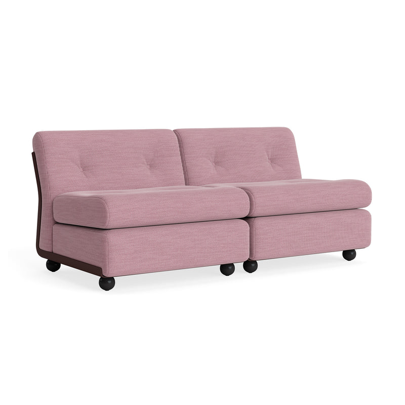 HAY - Amanta 2-Sitzer Sofa | HAY Yuma burgundy red/rot (1851)