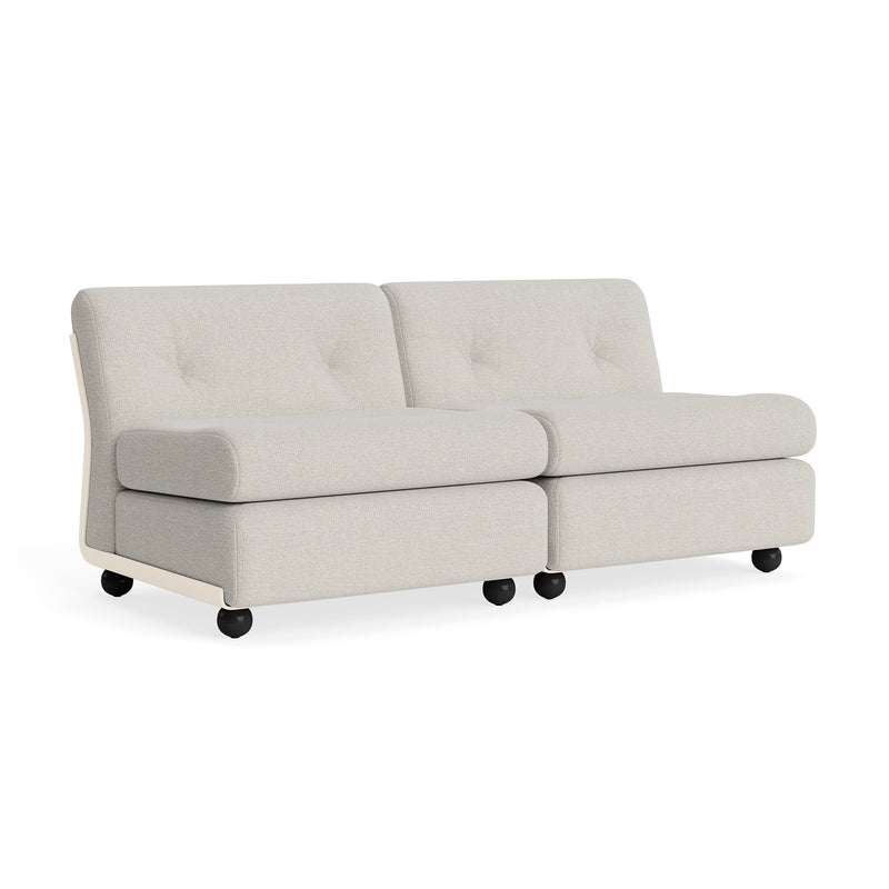 HAY - Amanta 2-Sitzer Sofa | HAY Story cream beige/hellgrau (102)