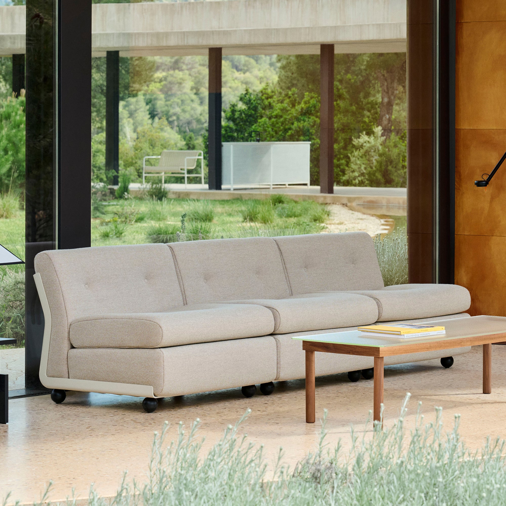HAY - Amanta 3-Sitzer Sofa | HAY Story cream beige/hellgrau (102)