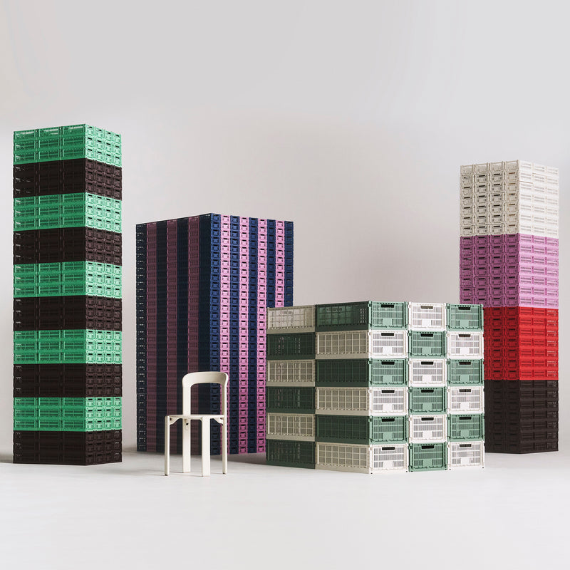 HAY - Colour Crate S Korb-Set recycled