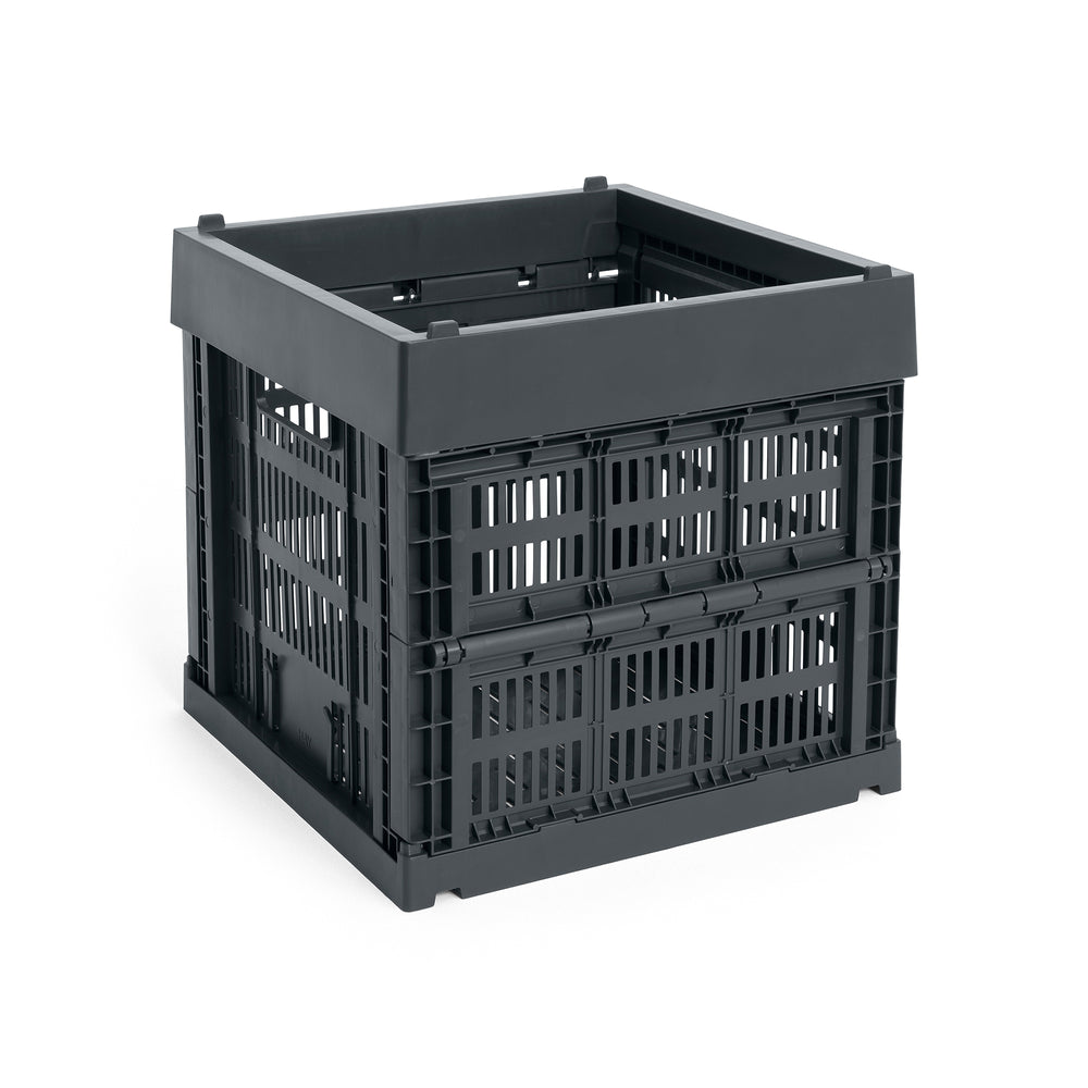 HAY - Colour Crate Korb Cube | charcoal