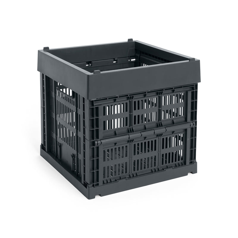 HAY - Colour Crate Korb Cube | charcoal