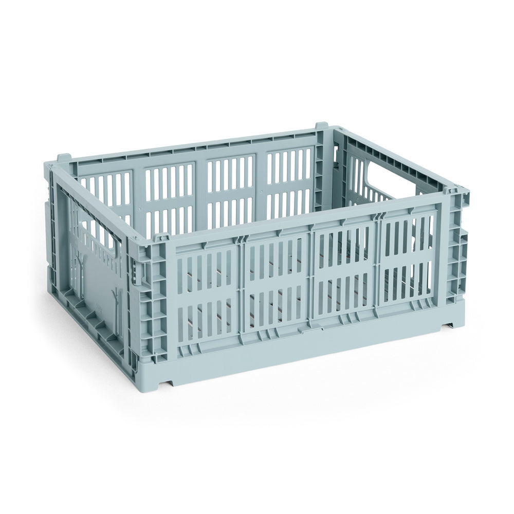 HAY - Colour Crate Korb M | dusty blau